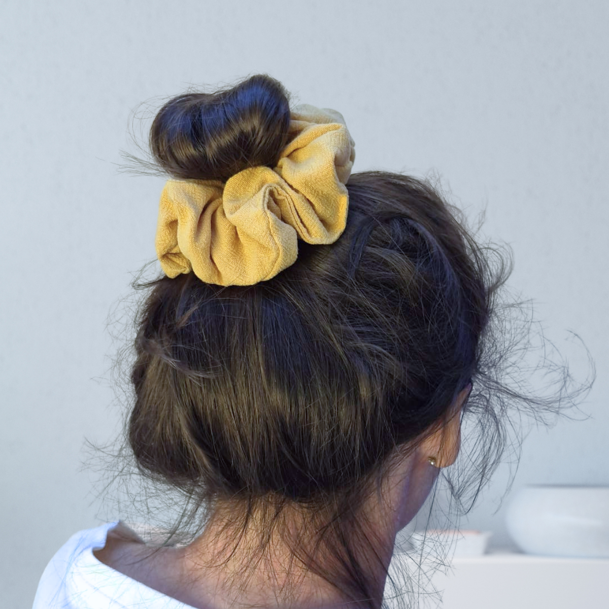 Natural Fibre Scrunchie